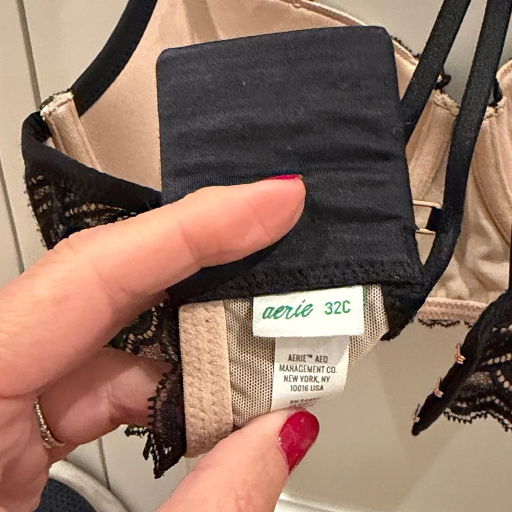 Aerie Real Power Balconette Lightly Lined Bra 32C - Picture 7 of 7